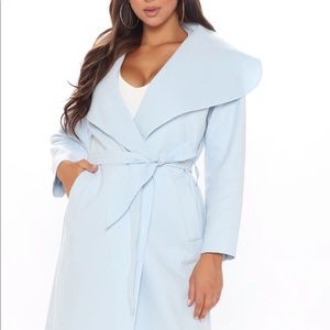 NWT Fashion Nova Wrap Coat